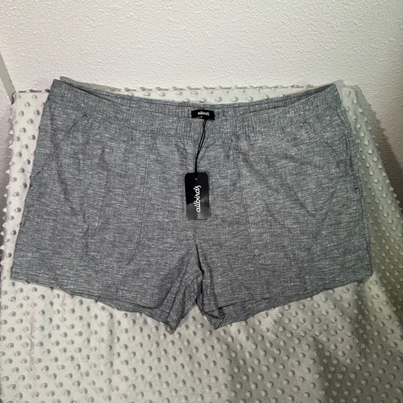 Allbirds Women’s Hemp TreeBD Camp Shorts with pockets XXXL in Shadow Gray NWT - Picture 1 of 5